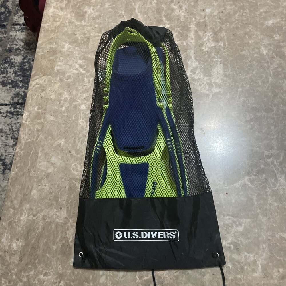 US Divers Snorkel/ Size m Kidds Coming With Bag / Blue / Green
